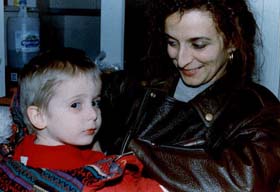 Pablo y Mar�a, en la foto que ilustr� la portada de este sitio web en los primeros a�os